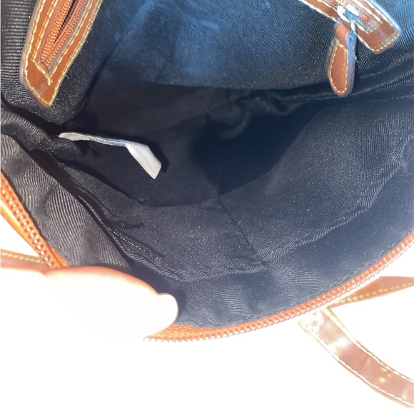 ‘KELLY AND KATIE’ LIKE NEW, MUSTARD YELLOW FAUX OSTRICH CROSSBODY BAG - Picture 6 of 7